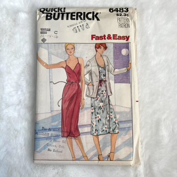 2 Butterick Sewing Patterns - Picture 2 of 5